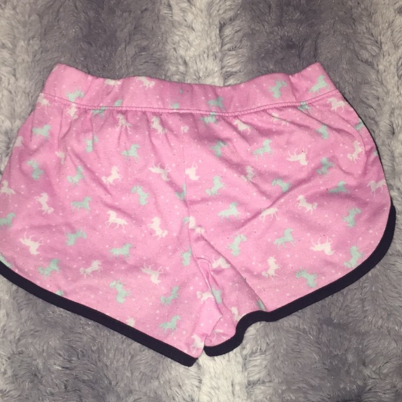 unicorn pajama shorts